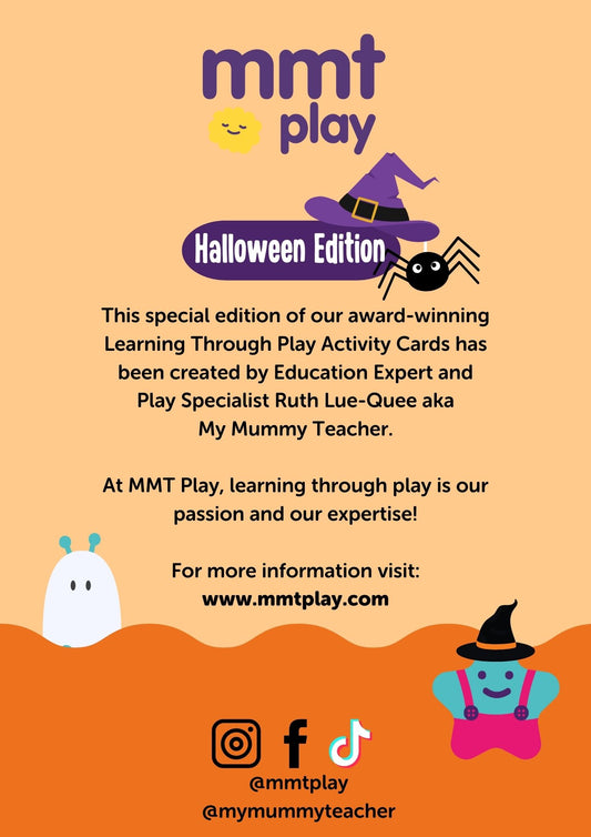 'Halloween Edition' Learning Through Play Activity Cards