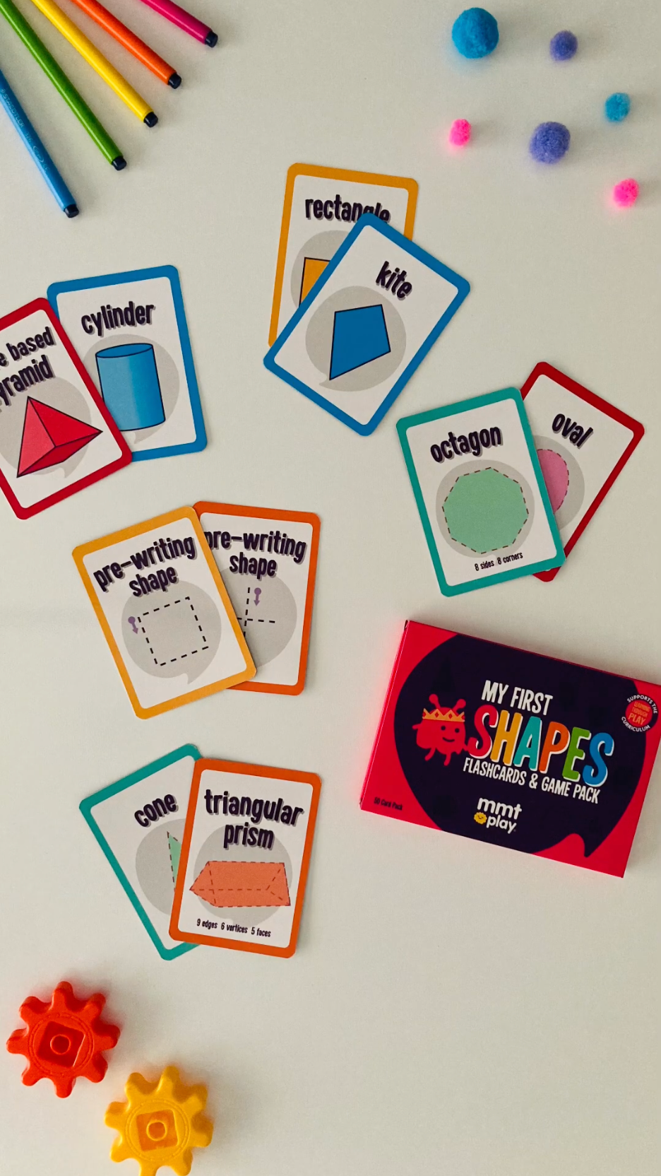 My First Shapes Flashcards and Game Pack